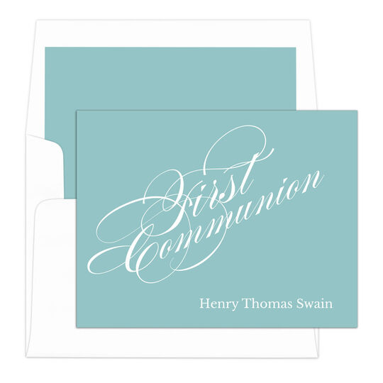 First Communion Folded Note Cards